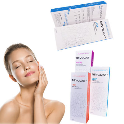 1,1 ml Wypełnianie skórne Revolax Fine Lips Wypełniacze zmarszczek z kwasem hialuronowym do twarzy