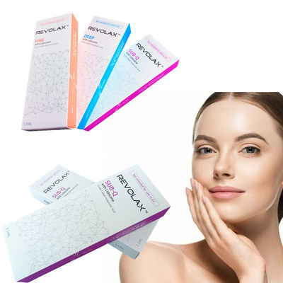 1,1 ml 24 mg/ml Revolax Dermal Filler Drobny przeciwzmarszczkowy kwas hialuronowy do wstrzykiwań