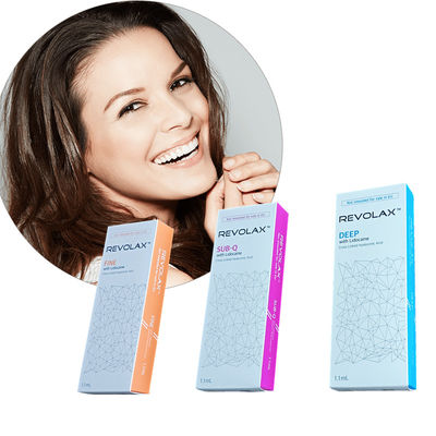 1,1 ml 24 mg/ml Revolax Dermal Filler Drobny przeciwzmarszczkowy kwas hialuronowy do wstrzykiwań