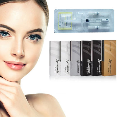 Cross Linking NeckNeuramis Dermal Filler Głęboki kwas hialuronowy Face Ect Lip Nose