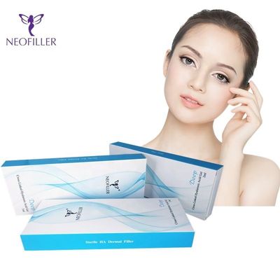 Neofiller 1ml usieciowany wypełniacz skórny hialuronowy naturalnie wyglądający zastrzyk do ust 24mg/ml