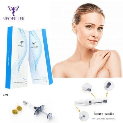 Neofiller 1ml usieciowany wypełniacz skórny hialuronowy naturalnie wyglądający zastrzyk do ust 24mg/ml