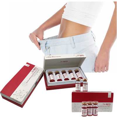 Czerwony roztwór do lipolizy iniekcje rozpuszczające tłuszcz Kybella 10 ml/fiolkę