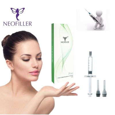 Policzki Kwas hialuronowy do twarzy Wypełniacz skórny Lip HA Filler 1ml 2ml 24mg/ml