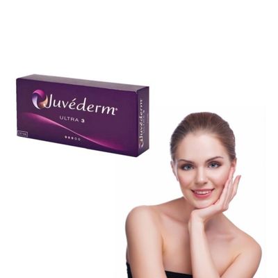 Przezroczysty 2 ml Juvederm Dermal Filler Kwas hialuronowy do wstrzykiwania do cienkich linii