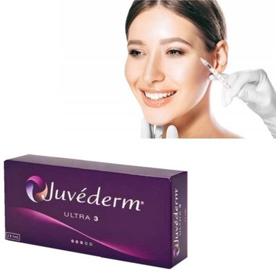 Hyaluronic Dermal Juvederm Ultra 3 Lip Filler Subtelne wypełniacze do policzków do twarzy