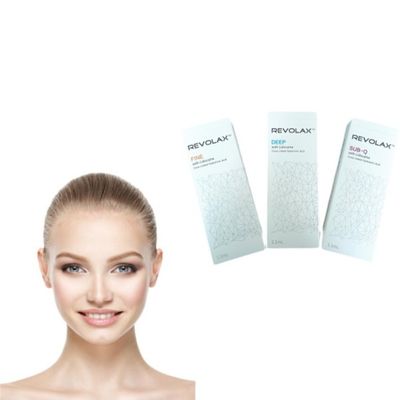 Fine Deep Syringe Revolax Dermal Filler Wypełniacz z kwasem hialuronowym 24mg/ml