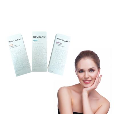 Fine Deep Syringe Revolax Dermal Filler Wypełniacz z kwasem hialuronowym 24mg/ml