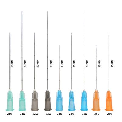 CE Beauty Blunt Cannula Needle 25g * 50mm 18g * 70mm Dwie igły
