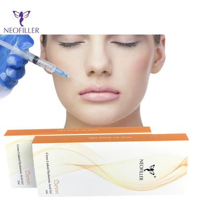 Przejrzystość wstrzyknięcia kwas hialuronowy wypełniacz skórny 1 ml 2 ml 10 ml 20 ml