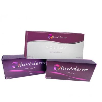 Juvederm Ultra 3 Ultra 4 Voluma Filler do wstrzykiwań do twarzy 2* 1 ml na fałdę nosową