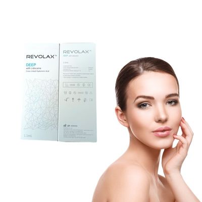 Revolax 1,1ml Wypełniacz skórny z kwasem hialuronowym Fine Deep Subq do wygładzania i wypełniania