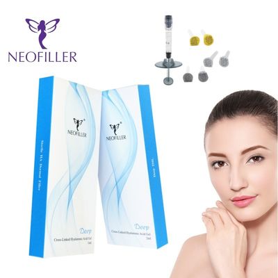 1 ml wypełniacza kwasu hialuronowego dla naturalnego roztworu trwałego