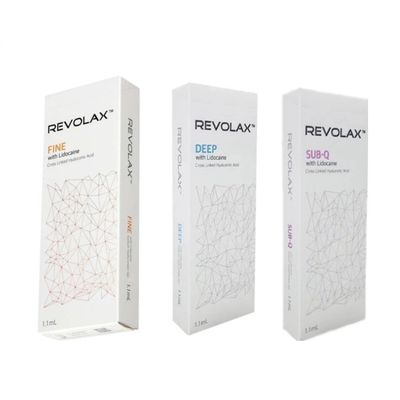 1.1 ml wypełniaczy do ust Dermal Revolax Fine Deep Sub-Q for Anti Wrinkles Wstrzyknięcie kwasu hialuronowego