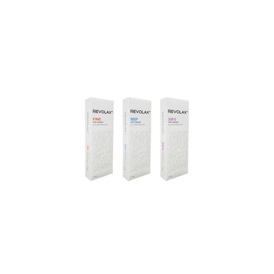 Wyroby do wypełniania skóry Revolax Dermal Filler Fine Deep Sub-Q Injectable Formula for Facial Line Reduction and Volume Restoration