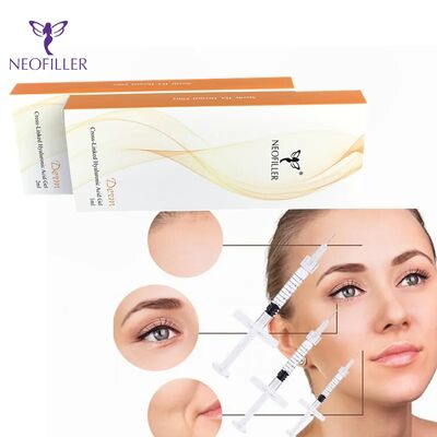 Neofiller Młodzieńczy blask 24mg- ml Kwas hialuronowy Filler skórny Żel do wstrzykiwań 9-12 miesięcy Długowieczność Wstrzyknięcie podskórne