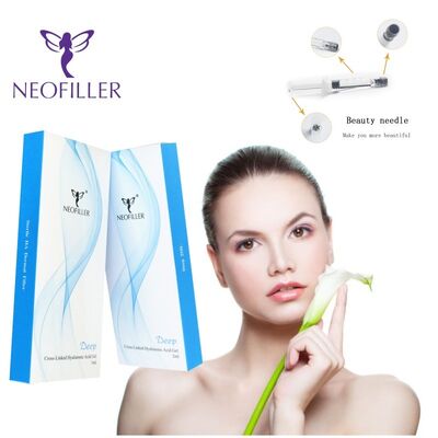 Neofiller 24 mg- ml kwas hialuronowy Filler Dermal Gel do wstrzykiwań 9-12 miesięcy Długowieczność Roztwór do przechowywania w temperaturze pokojowej