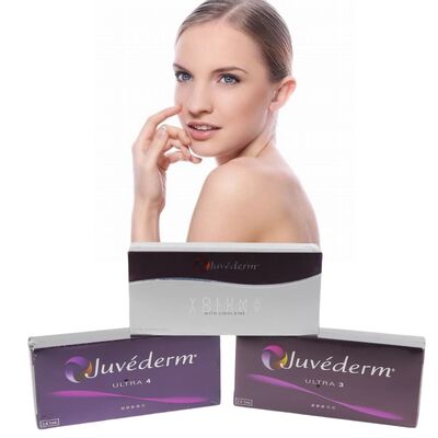 Odnawianie objętości Juvederm Filler skórny kwas hialuronowy Żel do wstrzykiwań Naturalnie wyglądające wzmocnienie