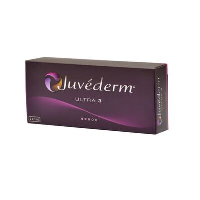 Wypełniacz skórny Juvederm z usieciowanym kwasem hialuronowym dla długotrwałych rezultatów w 2*1ml strzykawkach