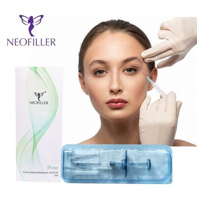 Neofiller 24 mg- ml kwas hialuronowy Filler skórny Żel do wstrzykiwań 9-12 miesięcy Długowieczność Podskórne wzmocnienie wstrzykiwań