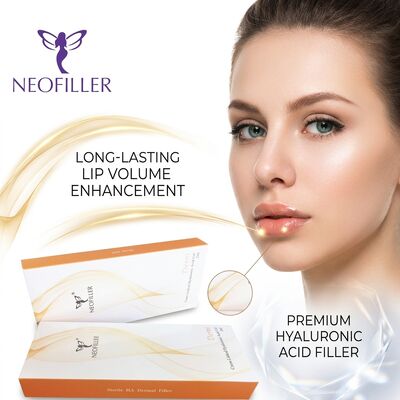 1ml Hyaluronic Acid Dermal Filler Injectable Gel with 8 to 15 Months Duration Time and Biocompatible Cross-Linked Hyaluronic Acid