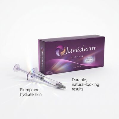 Kwas hialuronowy Juvederm wypełniacz skórny nadaje się do wielu obszarów twarzy i wymaga warunków przechowywania