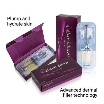 Gel Juvederm Dermal Filler produkt przeciwzmarszczkowy zaprojektowany do wygładzania zmarszczek i poprawy konturów twarzy dla profesjonalistów