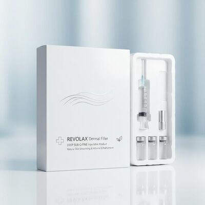 Revolax Dermal Filler Deep Sub- q Produkt do wstrzykiwań precyzyjny OEM do naturalnego wygładzania skóry i zwiększania objętości
