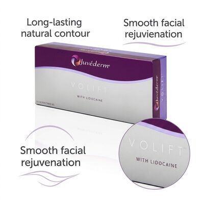 Warunki przechowywania w temperaturze pokojowej Juvederm Dermal Filler Hypodermic Injection DHL UPS FEDEX Wysyłka do kosmetyków medycznych