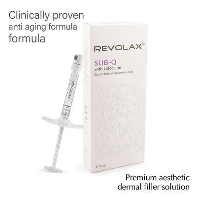 24 mgml Revolax Dermal Filler Do wstrzykiwańGłębokość Średnia do głębokiej koncentracji skóry 20 mgml Roztwór do zwiększenia objętości twarzy