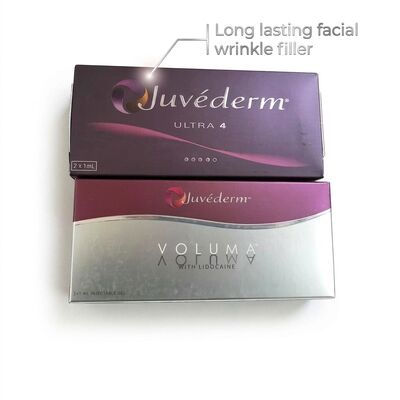 Objętość strzykawki 1 ml strzykawki Juvederm Dermal Filler oferuje bezpieczeństwo Czas trwania 9 do 12 miesięcy Idealny do odmłodzenia skóry