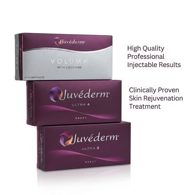 Zastrzyk do twarzy Juvederm Dermal Filler Trwałość 9-12 miesięcy Ultra3 Ultra4 Voluma Idealny do udoskonalenia konturu twarzy