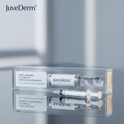 Bezpieczeństwo zapewnione Juvederm Facial Filler oferuje od 9 do 12 miesięcy trwania i wydajności dla zabiegów estetycznych