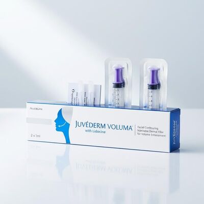 Objętość strzykawki 2 1 ml na pudełko Juvederm Voluma Filler Safety Facial Contouring Injectable Dermal Filler for Volume Enhancement