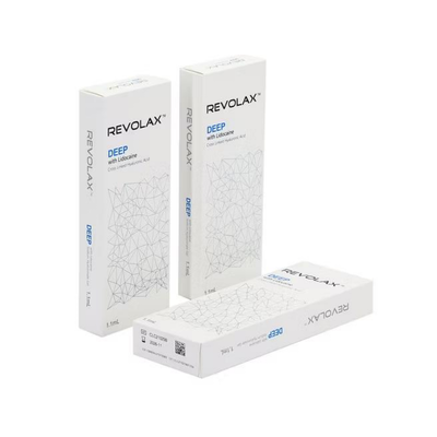 Unikać zamrażania wypełniacza skórnego Revolax Fine Deep Sub Q o stężeniu 20 mg/ml do iniekcji w celu wypełnienia głębokich ubytków objętości twarzy i leczenia zmarszczek
