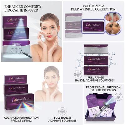 Juvederm Voluma Cheek Filler Cross-Linked Hyaluronic Acid Dermal Filler do podnoszenia objętości środka twarzy