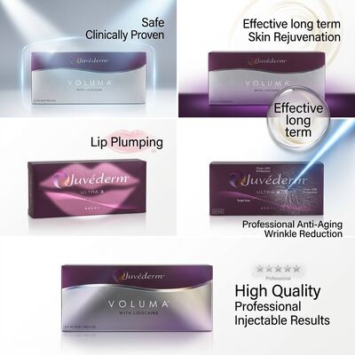 Juvederm wypełniacz skroniowy kwas hialuronowy wypełniacz skórny do przywracania objętości w zagłębieniach skroniowych 24mg/ml