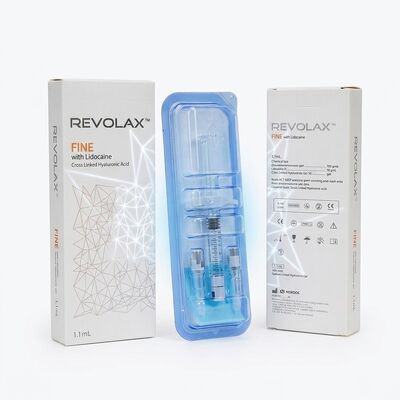 Revolax Sub- Q pełny wypełniacz twarzy Hyaluronic Acid Dermal Filler Monofazyczny 1, 1 ml do odbudowy objętości twarzy