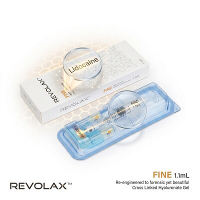 Revolax głęboki wypełniacz zębów nosa i jamy ustnej, monofazowy wypełniacz skóry z kwasem hialuronowym z połączeniem krzyżowym, 1, 1 ml, 24 mg/ ml