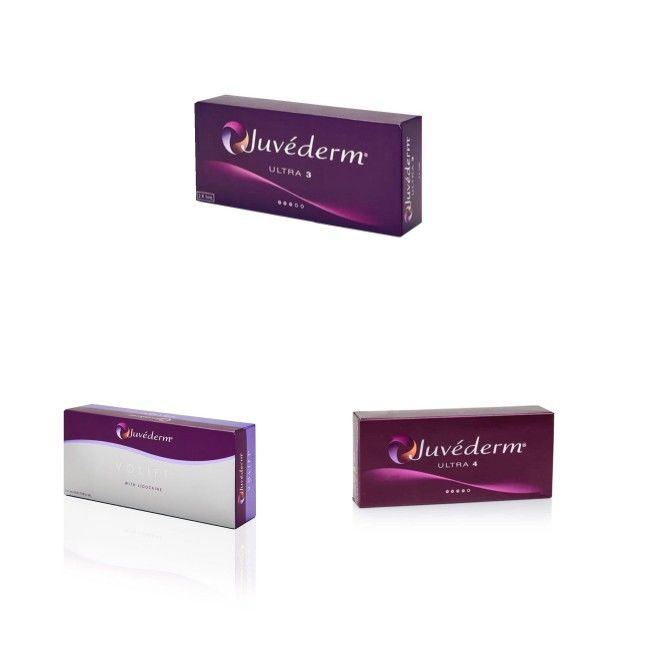 Kwas hialuronowy Juvederm wypełniacz skórny do twarzy z czasem działania 6 - 9 miesięcy