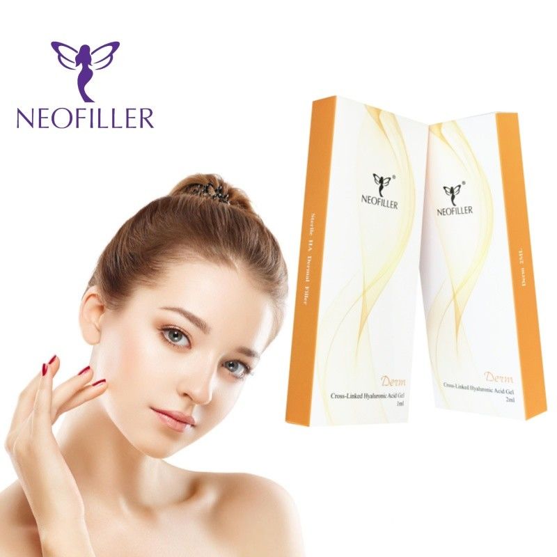 1 ml 2 ml Neofiller HA Filler skórny do podnoszenia twarzy i leczenia zmarszczek 9-12 miesięcy