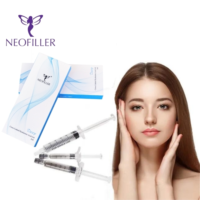 Neofiller Deep 24mg- ml kwas hialuronowy Filler skórny Gel do wstrzykiwań 9-12 miesięcy Długowieczność Wstrzykiwacz podskórny