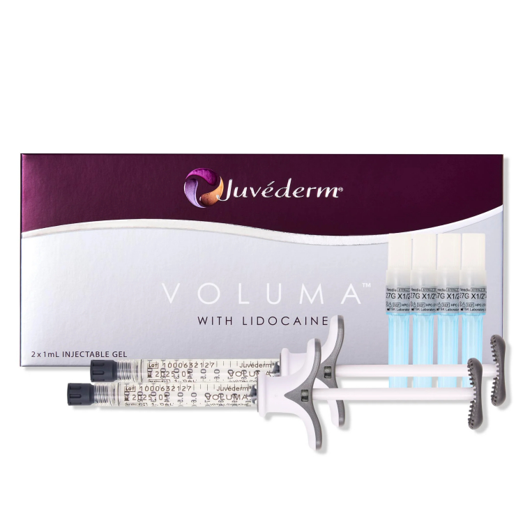 Juvederm Anti- Aging Dermal Filler 2×1 ml Opakowanie z Ultra3 Ultra4 Voluma Hyaluronic Acid Injectable Gel