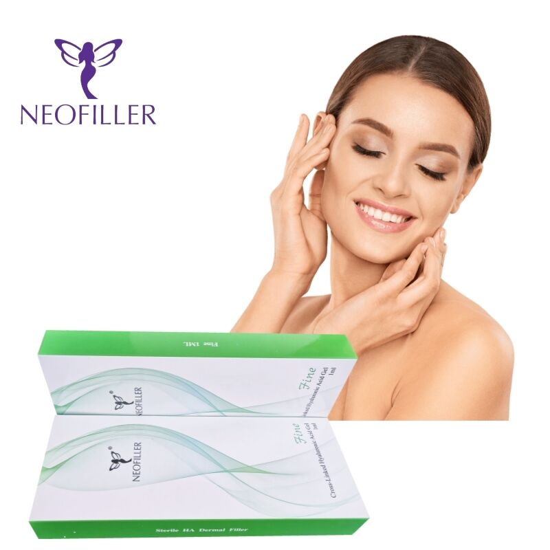 Neofiller 2 ml kwas hialuronowy wypełniacz skórny 24 mg- ml Żel do wstrzykiwań Rozszerzenie warg twarzy nosa