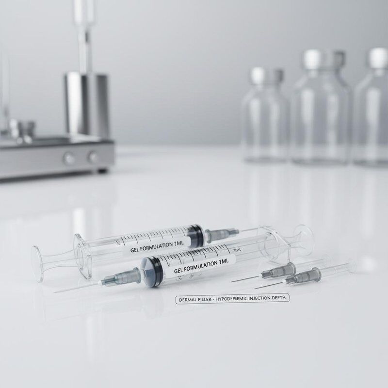 Żel Juvederm Dermal Filler 2 x 1 ml objętości głębokość podskórna do wstrzykiwań nadaje się do zastosowań medycznych kosmetycznych