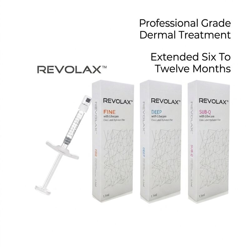 Kwas hialuronowy Revolax Dermal Filler bezpieczny roztwór do wstrzykiwań do konturowania twarzy, zmniejszania zmarszczek i nawilżania skóry