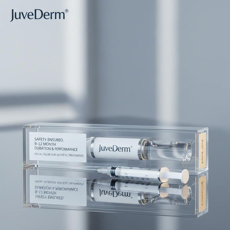 Bezpieczeństwo zapewnione Juvederm Facial Filler oferuje od 9 do 12 miesięcy trwania i wydajności dla zabiegów estetycznych