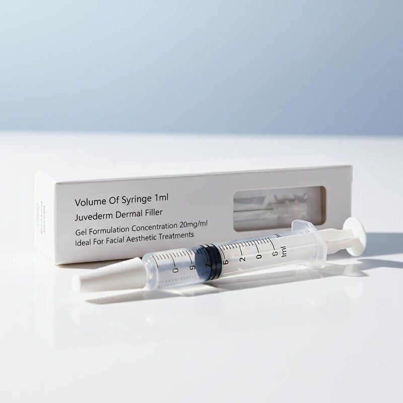 Objętość strzykawki 1 ml Juvederm Dermal Filler Gel Formularz Koncentracja 20 mg Ml Idealny do zabiegów estetycznych twarzy