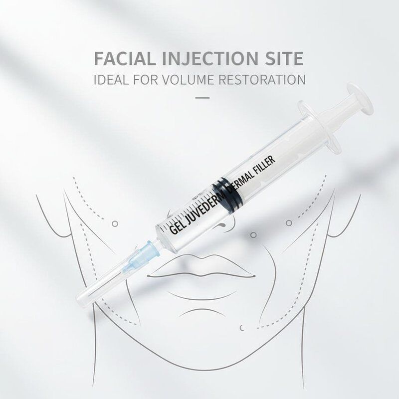 Gel Juvederm Dermal Filler 1ml Strzykawkę W miejscu wstrzyknięcia do twarzy Idealny do odmłodzenia twarzy i procedur przywracania objętości