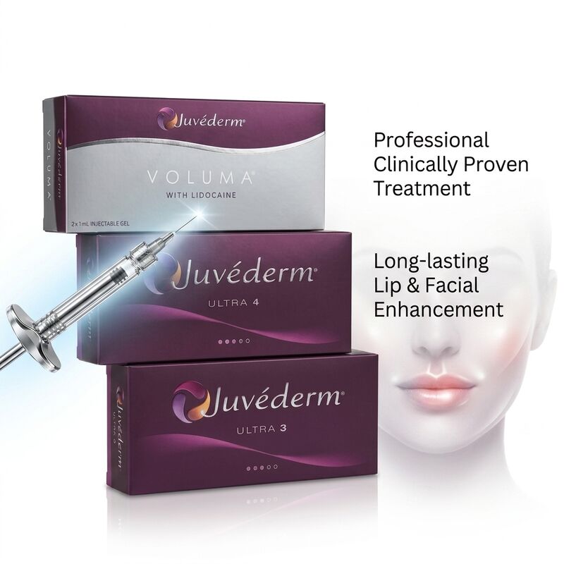 Juvederm Wypełniacz do Całej Twarzy Kwas Hialuronowy Wypełniacz Skórny do Całkowitej Regeneracji Objętości Twarzy Przeciwstarzeniowy